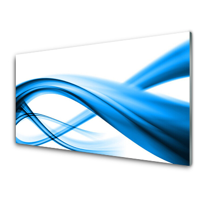 Sklenený obraz Modrá abstraktná grafika