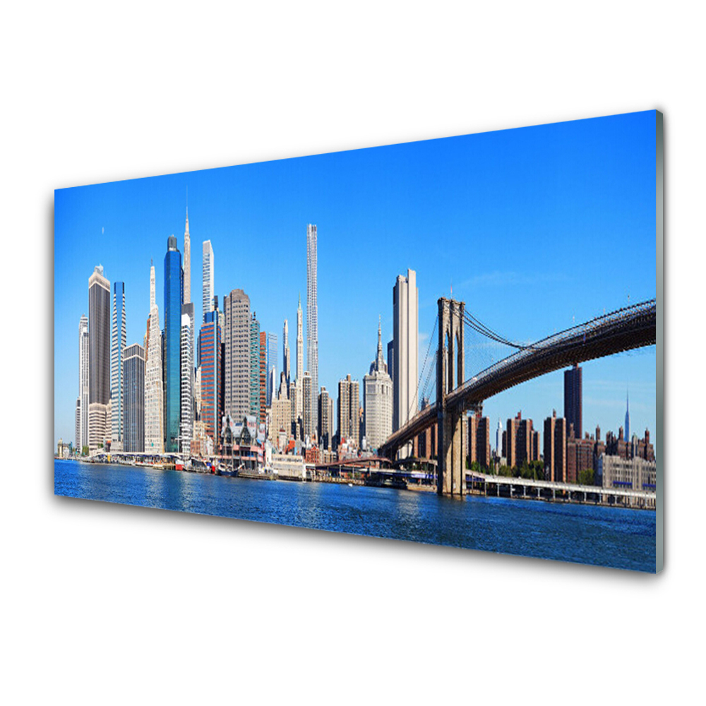 Sklenený obraz Most Modrá obloha Architektúra