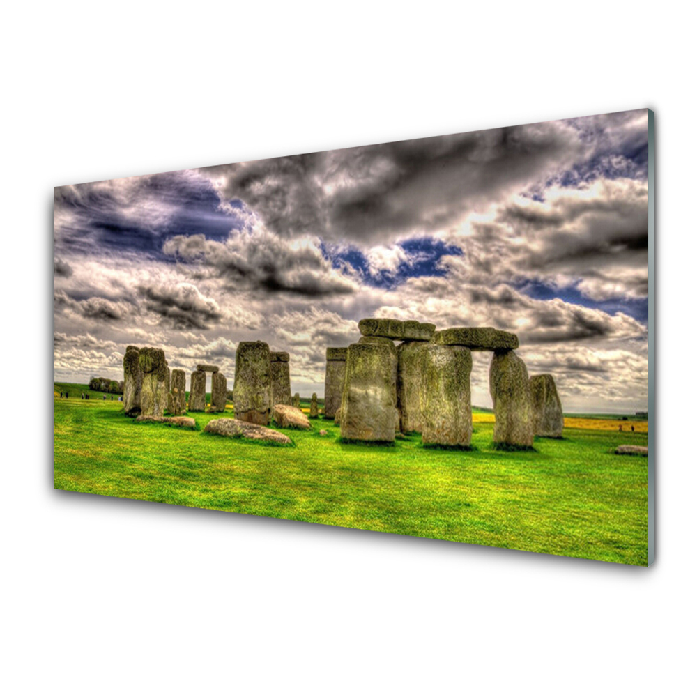 Obraz na skle Stonehenge Obloha Príroda