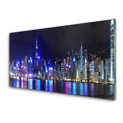 Obraz na skle Svetlá mesta