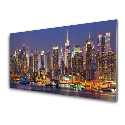 Skleneny obraz Mestské mrakodrapy