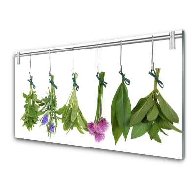 Skleneny obraz Sušené bylinky do kuchyne