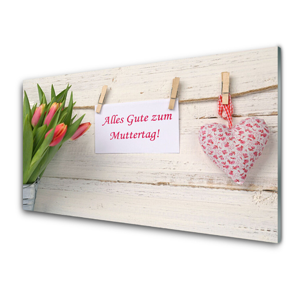 Obraz na skle Alles Gute zum Muttertag