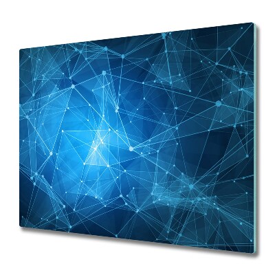 Sklenená doska na krájanie Modré kombinácie