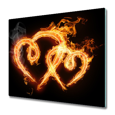 Doska na krájanie Pár horiacich sŕdc