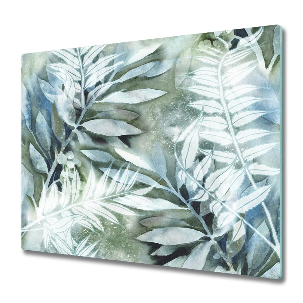 Sklenená doska na krájanie Maľované palmové listy