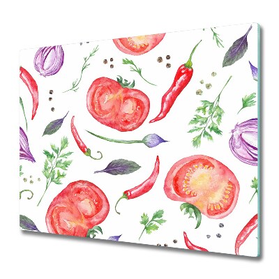 Doska na krájanie Paradajka a cesnak