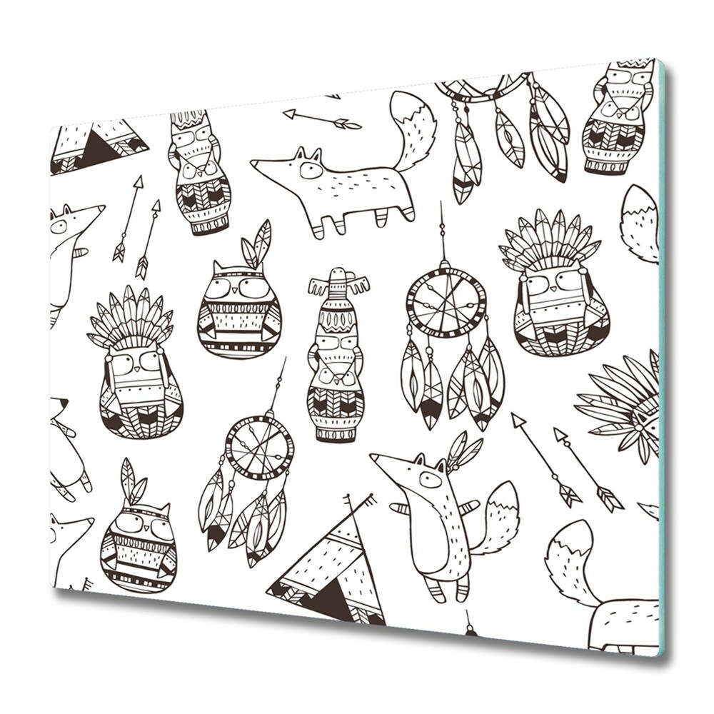 Doska na krájanie Indiánske zvieratá