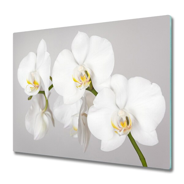 Doska na krájanie Orchidea na sivom pozadí