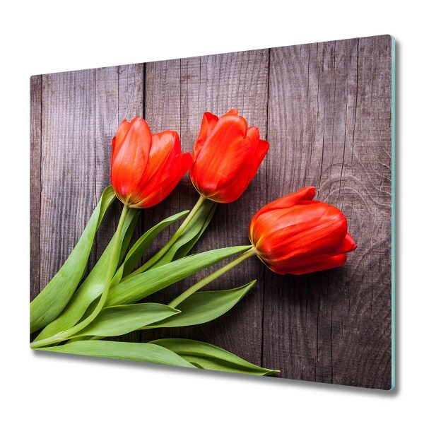 Doska na krájanie Tri tulipány