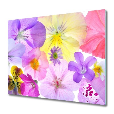 Sklenená doska na krájanie Farebné sirôtky