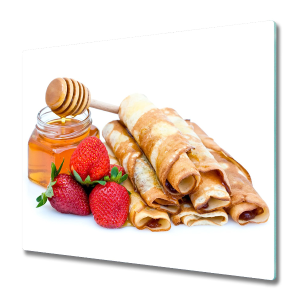 Doska na krájanie Palacinky s jahodami