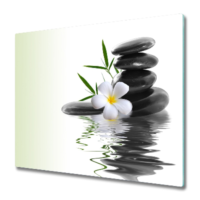 Sklenená doska na krájanie Veža z kameňov