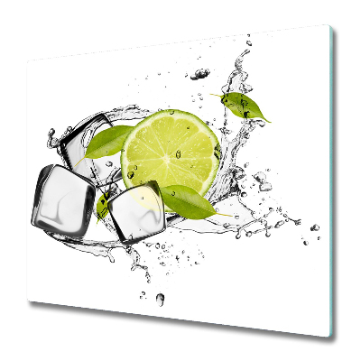 Doska na krájanie Limetka s kockami ľadu