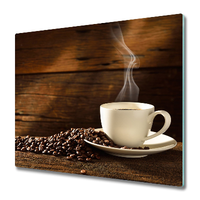 Doska na krájanie Šálka kávy v pare