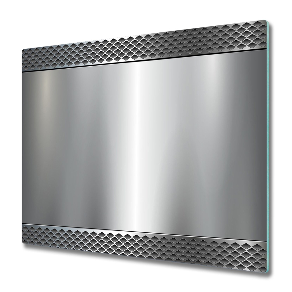 Sklenená doska na krájanie Kovové pozadie