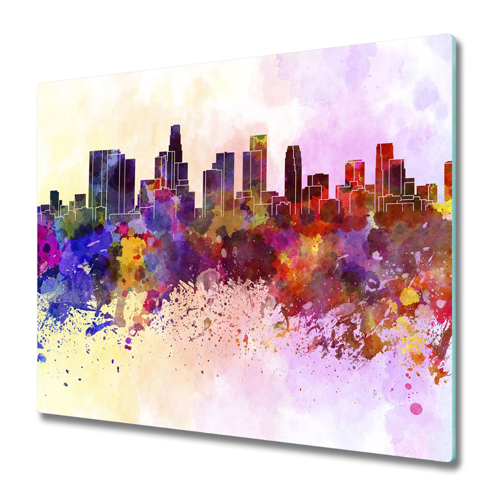 Sklenená doska na krájanie Dúhové Los Angeles