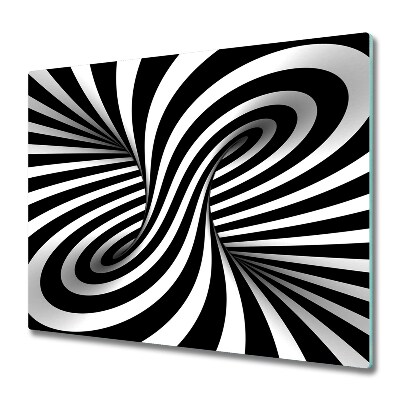 Doska na krájanie Čiernobiely vír