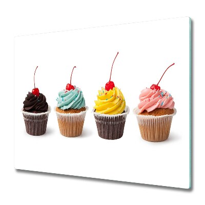 Doska na krájanie Štyri farebné koláčiky