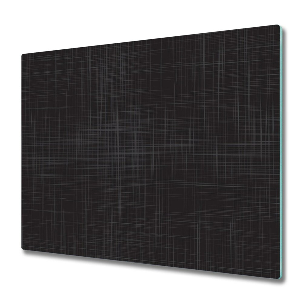 Sklenená doska na krájanie Textúra čierneho plátna