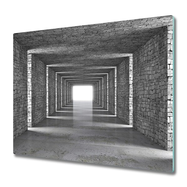 Doska na krájanie Šedý tehlový tunel