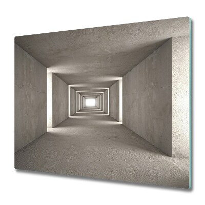 Sklenená doska na krájanie Betónový abstraktný tunel