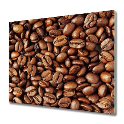 Sklenená doska na krájanie Hnedé kávové zrná