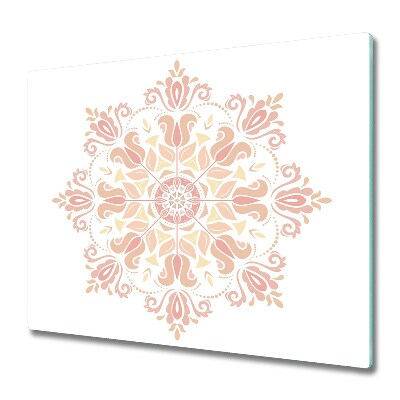 Doska na krájanie Oranžová mandala