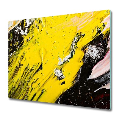 Doska na krájanie Rozliata žltá farba