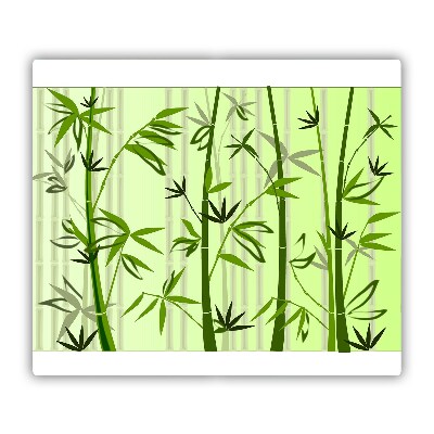 Sklenená doska na krájanie Kresba bambusu