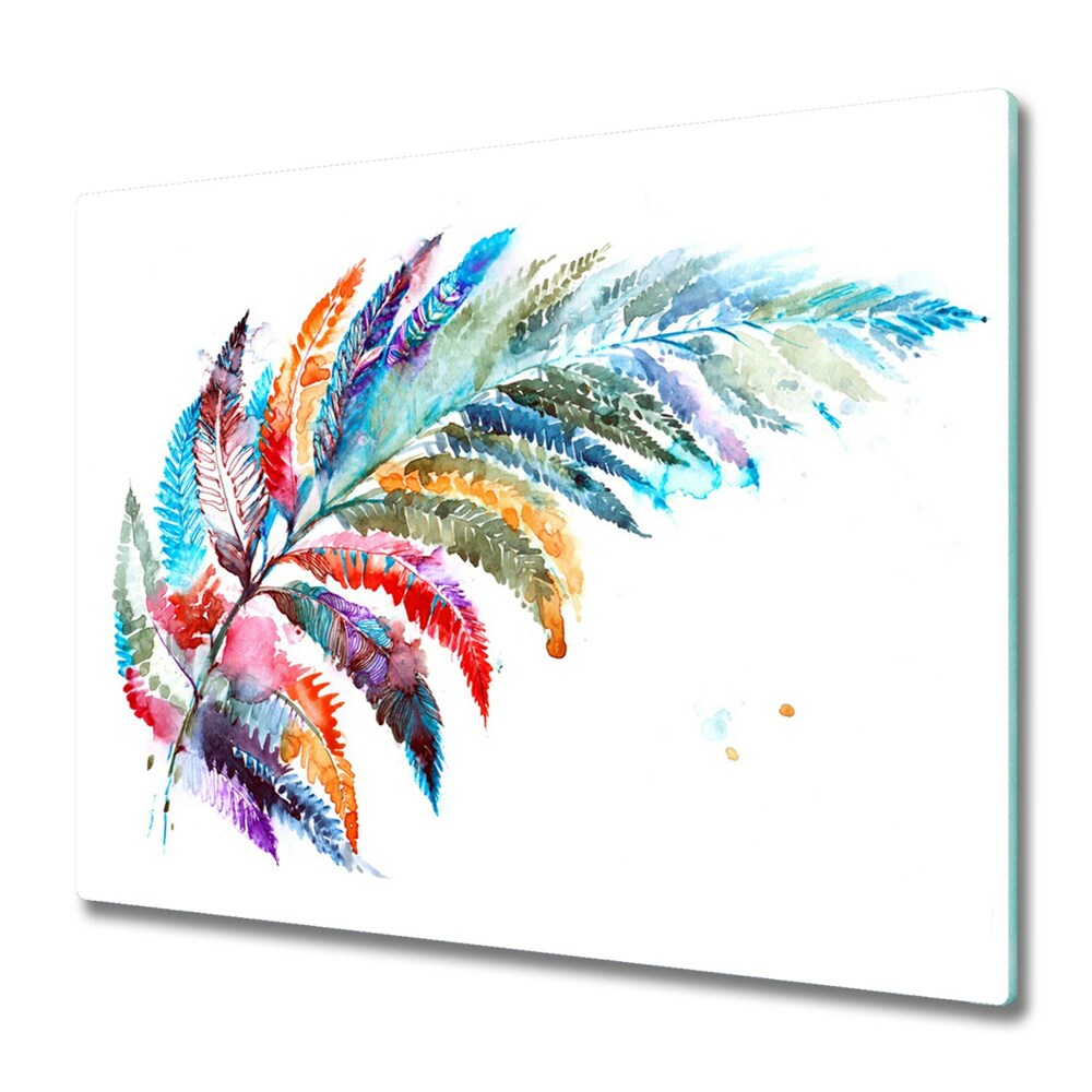 Doska na krájanie Kresba farebného peria