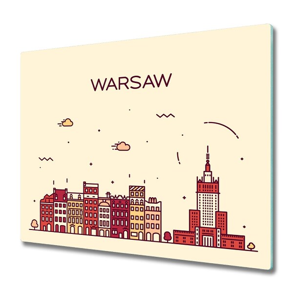 Doska na krájanie Turistická Varšava