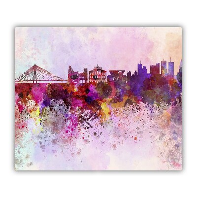 Sklenená doska na krájanie Dúhová Varšava