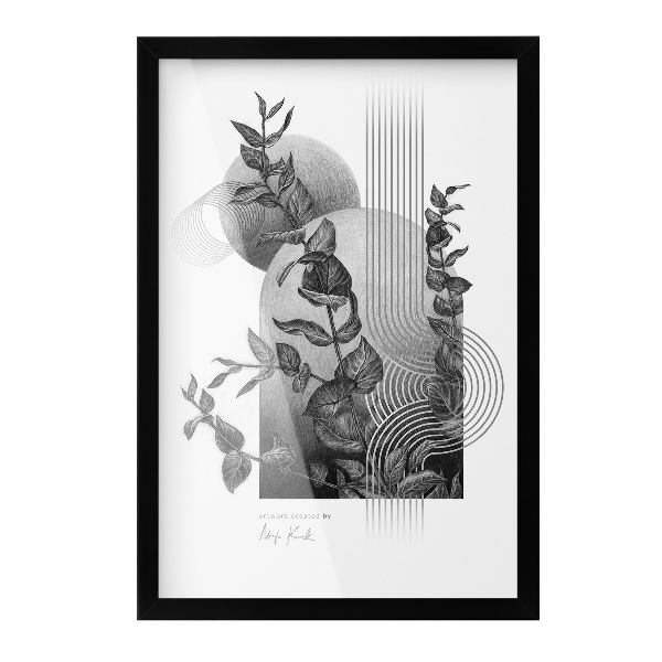 Fotorámček na stenu čierna 40x60 cm