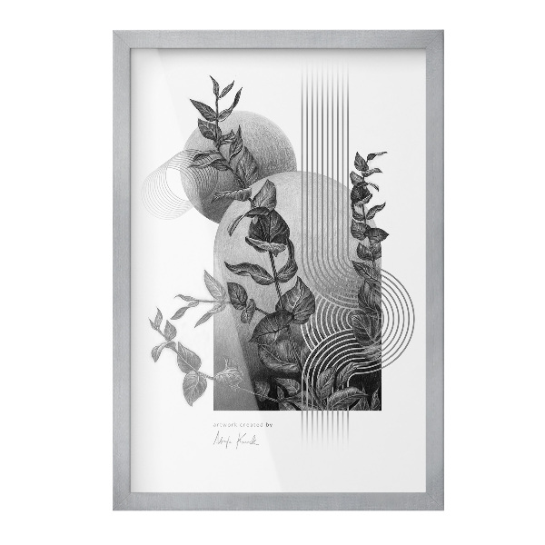 Fotorámček na stenu strieborná 40x60 cm