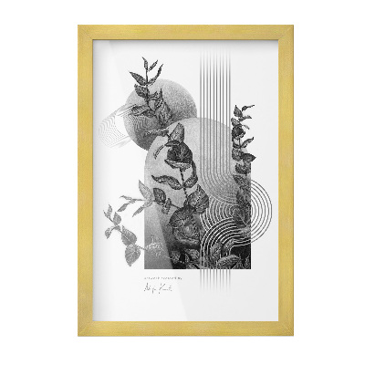 Fotorámček na stenu zlatá 20x30 cm