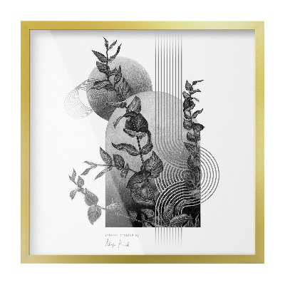 Fotorámček zlatá 50x50 cm