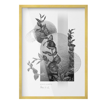 Fotorámček na stenu zlatá 50x70 cm