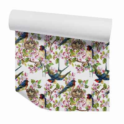 Tapeta Lastovičky v korune stromu