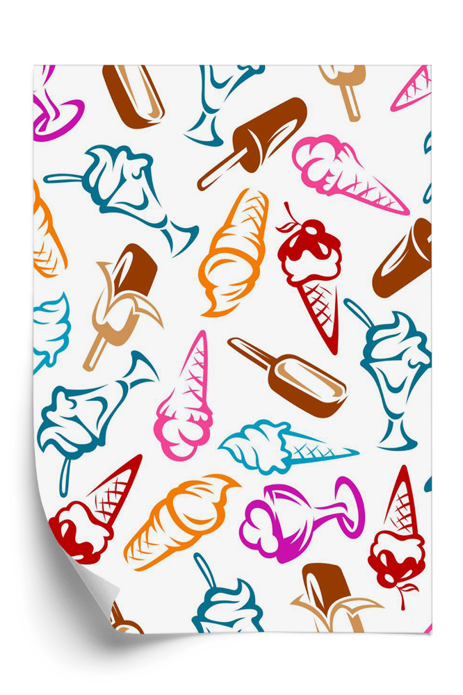 Tapeta na stenu Zmrzlinové dezerty