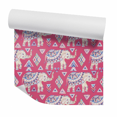 Tapeta na stenu Umelecké egyptské vzory slonov