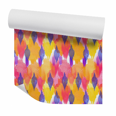 Tapeta na stenu Farebné abstraktné akvarely stekajúce po stene