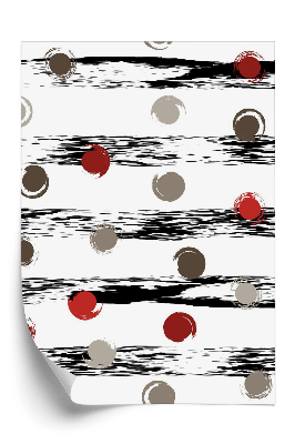 Tapeta Geometrický vzor bodky a pruhy