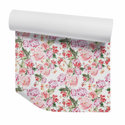 Tapeta Rozkvitnuté kvety medzi ríbezľami