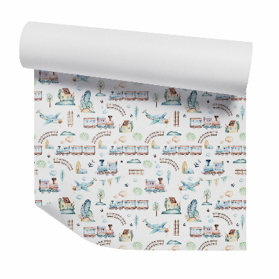 Tapeta na stenu Vozidlá železničné stroje pre chlapca