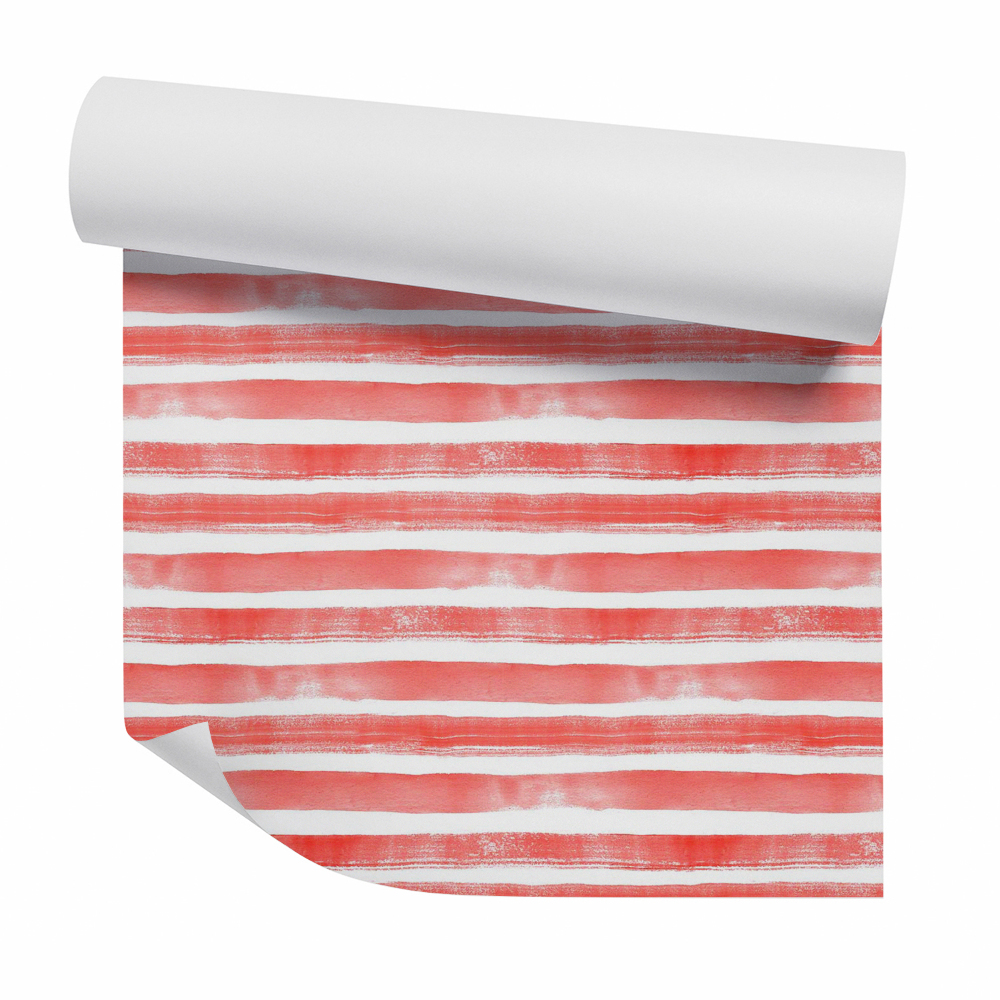 Tapeta na stenu Vodorovné červené pruhy