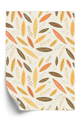 Tapeta na stenu Padajúce listy v jesenných farbách