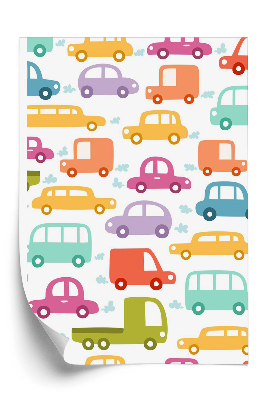 Tapeta Farebné autá