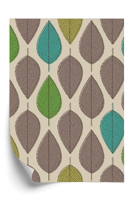 Tapeta na stenu Farebné listy na jeseň