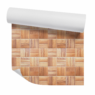 Tapeta Obdĺžnikové drevené panely